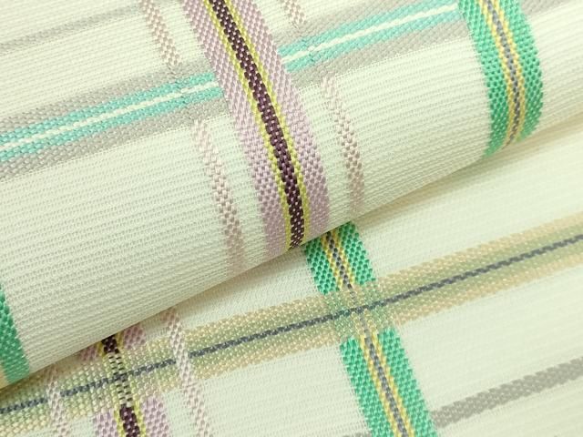 平和屋着物□極上 夏物 六通柄袋帯 格子 やまと誂製 逸品 DZAA7470kh5  