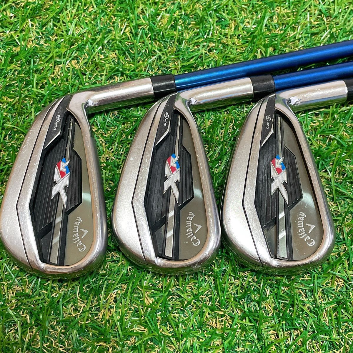 【良品】キャロウェイXR アイアンセット　6本　フレックスS カーボンシャフト 良品】Callaway キャロウェイXR アイアンセット 6本 フレックスS