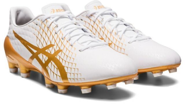asics アシックス MENACE 4 WHITE|PURE GOLD 26.5 1111A195 104 | スポーツ スポーツ用品 グッズ ツール 雑貨 靴 シューズ 26.5センチ メンズ 男性用 ラグビー フィット性 柔らかい 白 ホワイト ゴールド
