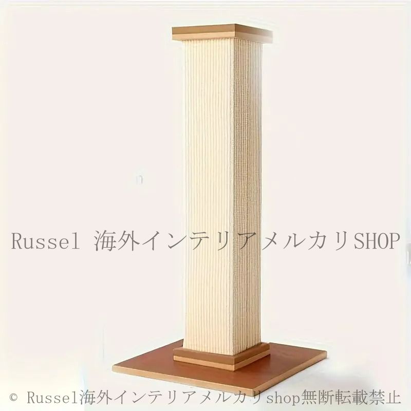 良い品質 猫用爪 柱 高耐久性 繊維板 サイザル 麻ロープ ブラウン シンプル ナチュラル 32インチ ペット 猫 ねこ キャット かわいい お洒落 4-7 際立った