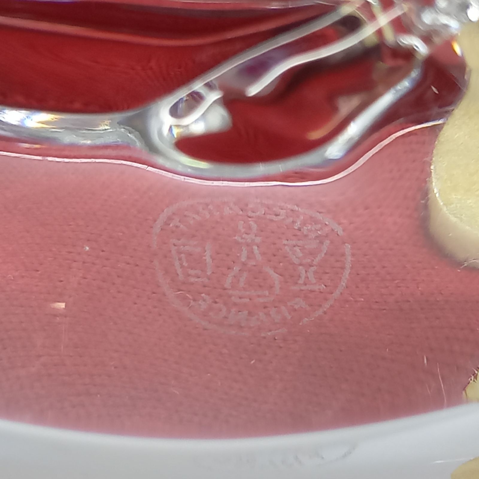 バカラ 干支 午 馬 クリスタル 置物 フィギュリン Baccarat