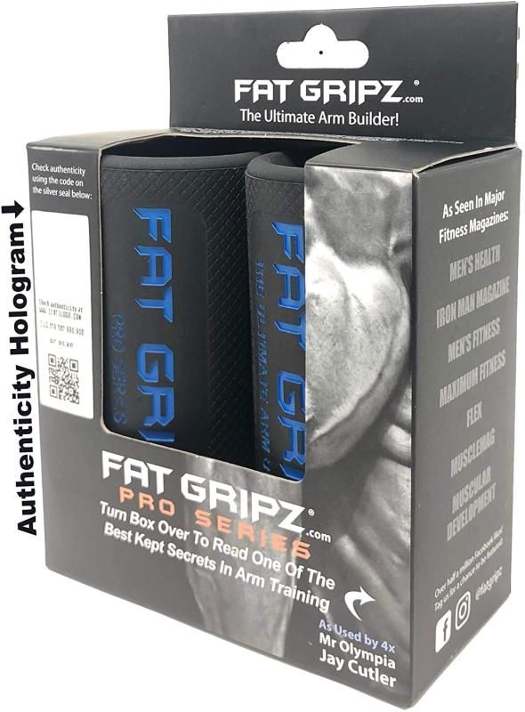 ファットグリップズ アルティメット アームビルダー Fat Gripz Pro 5.7cm直径 ダンベル バーベル EZバー ケトルベル 装着可 筋トレグッズ Pro Black Edition