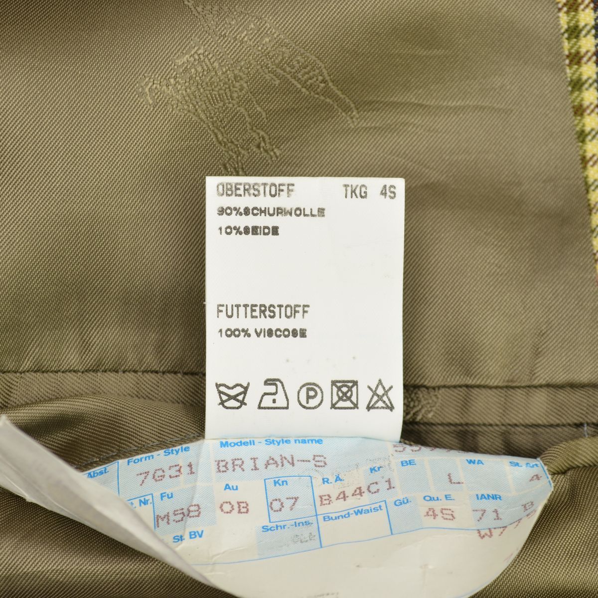 BURBERRYPRORSUM】BRIAN 3釦チェックテーラードジャケット - メルカリ 