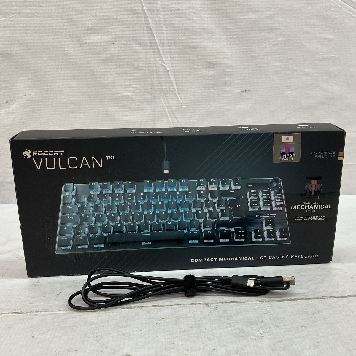 美品 ROCCAT VULCAN TKL ROC-12-285 日本語配列 Amazon.co.jp: ROCCAT Vulcan TKL コンパクトメカニカル RGB USB