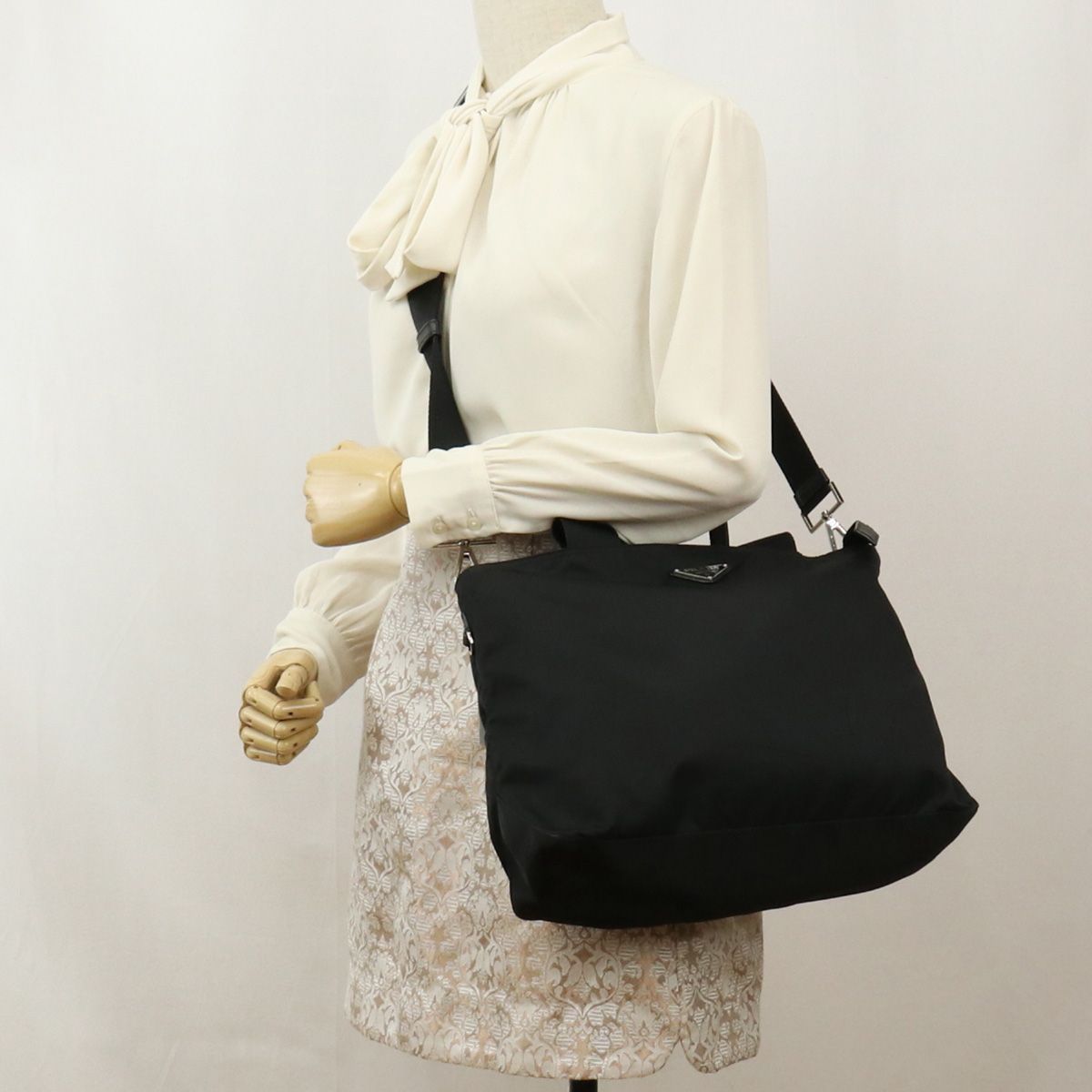 PRADA プラダ 2WAYショルダーバッグ 1BG867 トートバッグ ナイロン 