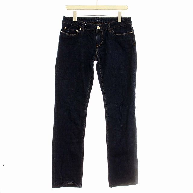プラダ PRADA デニムパンツ 2009 GFPA2 ロゴ印字 ジーンズ 29 