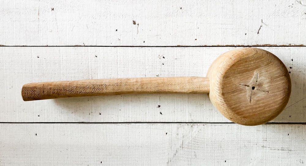フランスアンティーク雑貨木製レードル|アトリエカフェアパレルインテリアショップコーディネート飲食店舗什器室内装空間装飾キッチン蚤の市