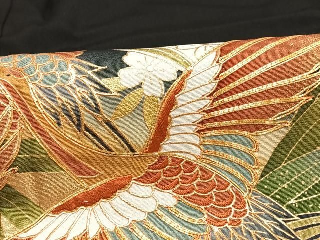 未着用　作家もの　色留袖　金彩　銀駒刺繍　鶴　松竹梅　エ霞　着物　093w d 未着用作家もの色留袖金彩銀駒刺繍鶴松竹梅エ霞着物093w d