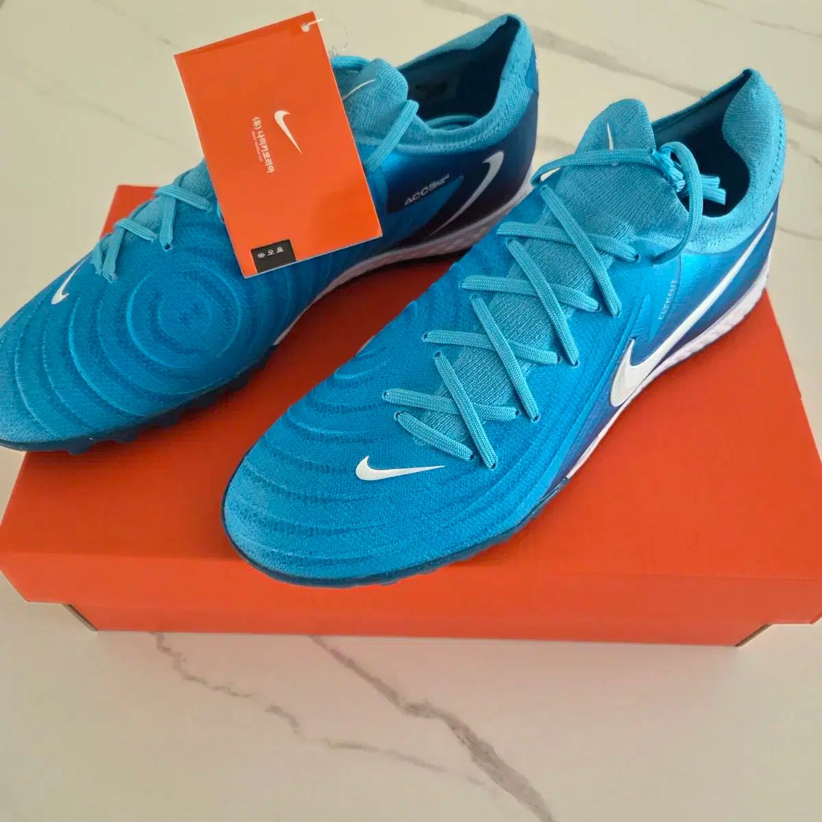 新品アイテム/フットサルシューズ 270 NIKE(ナイキ) ファントム gx2 プロ TF ブルー