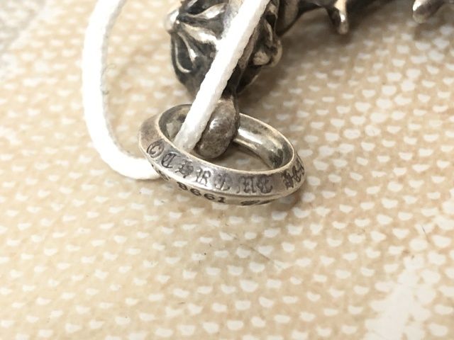 ❤️ SEES BY RINAKN鑑定済 CHROME HEARTS クロムハーツ 1BALL TINY CH CROSS CHARM 1ボールタイニーCHクロスチャーム 111421436