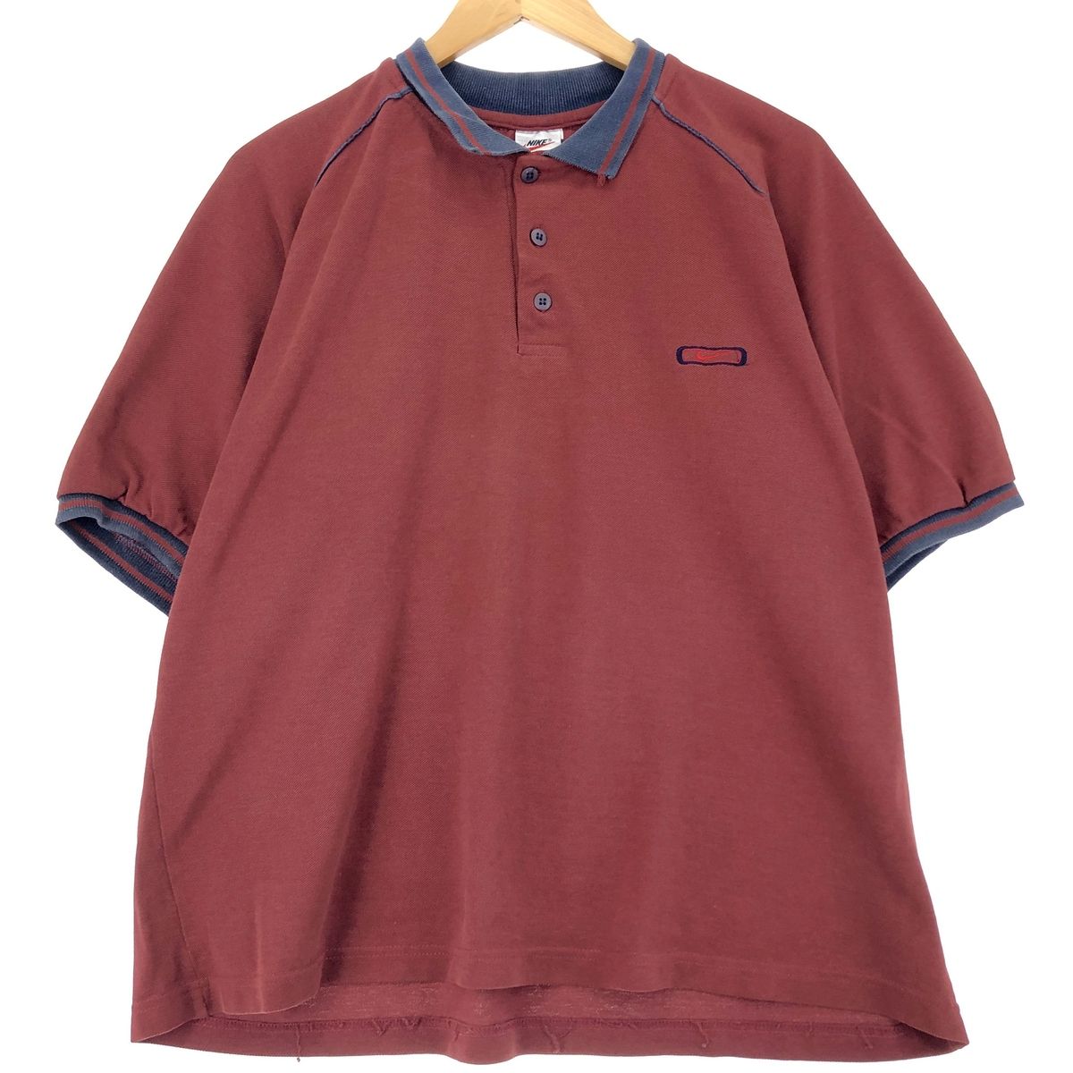 古着 90~00年代 ナイキ NIKE 半袖 ポロシャツ メンズXL/eaa452967