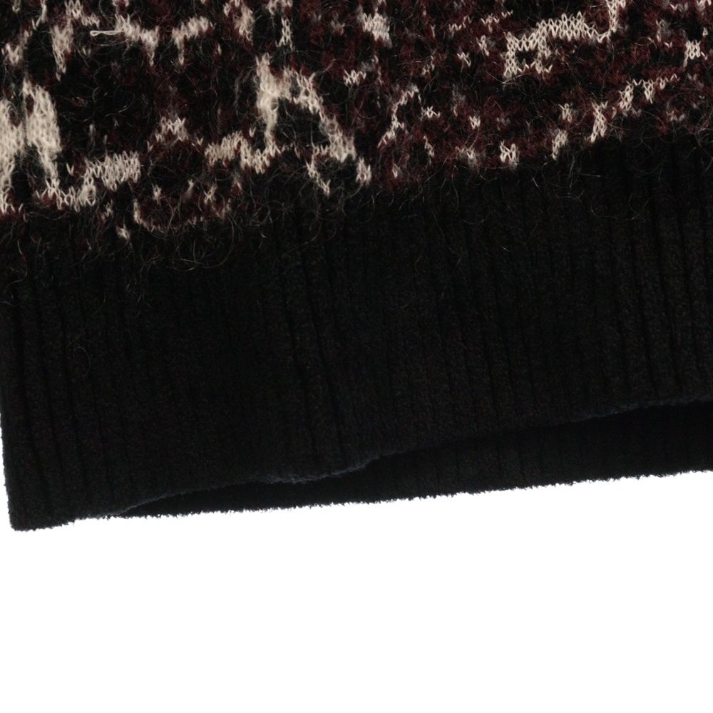 ｏｆｆ-ｗｈｉｔｅ オフホワイト モヘヤ アルパカ グラデーションニット Ｍ OFF-WHITE (オフホワイト) モヘア アルパカ混 クルーネック