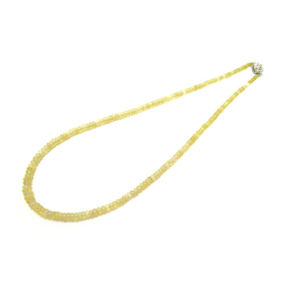 値下アンティーク1900sグリーントレードビーズネックレスヴェネチアン