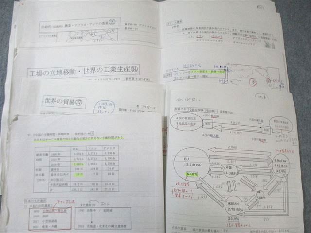 茨城県立竹園高校 高2・3 地理 教科書・プリントセット 2024年3月卒業 050M9D 茨城県立竹園高校 高2・3 地理 教科書・プリントセット 2024年3