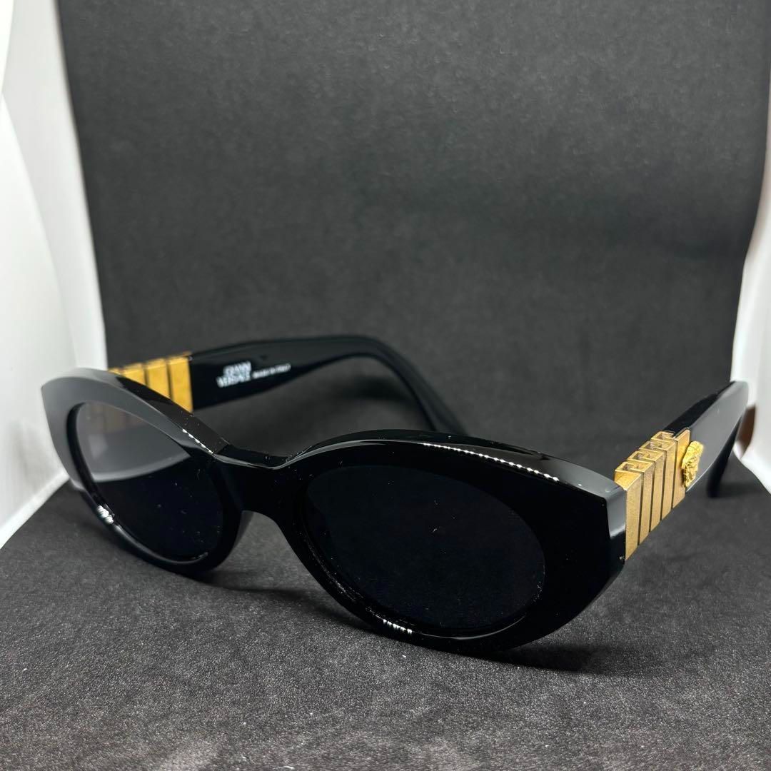 ジャンニヴェルサーチ サングラス メデューサ ゴールド ブラック