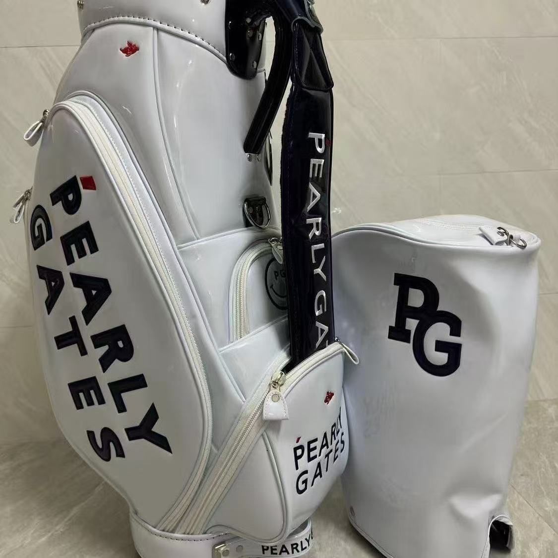 PEARLY GATES パーリーゲイツ 9.0型 エナメル ゴルフバッグ