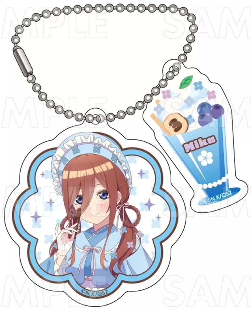 新品】キーホルダー 中野三玖 和パフェドレスver. 2連アクリル