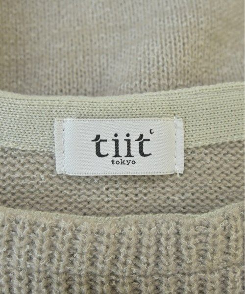 tiit tokyo ティート　トウキョウ ベスト/ノースリーブ M グレー 【古着】【中古】【送料無料】 tiit tokyo（ティート トウキョウ）ベスト/ノースリーブ グレー サイズ