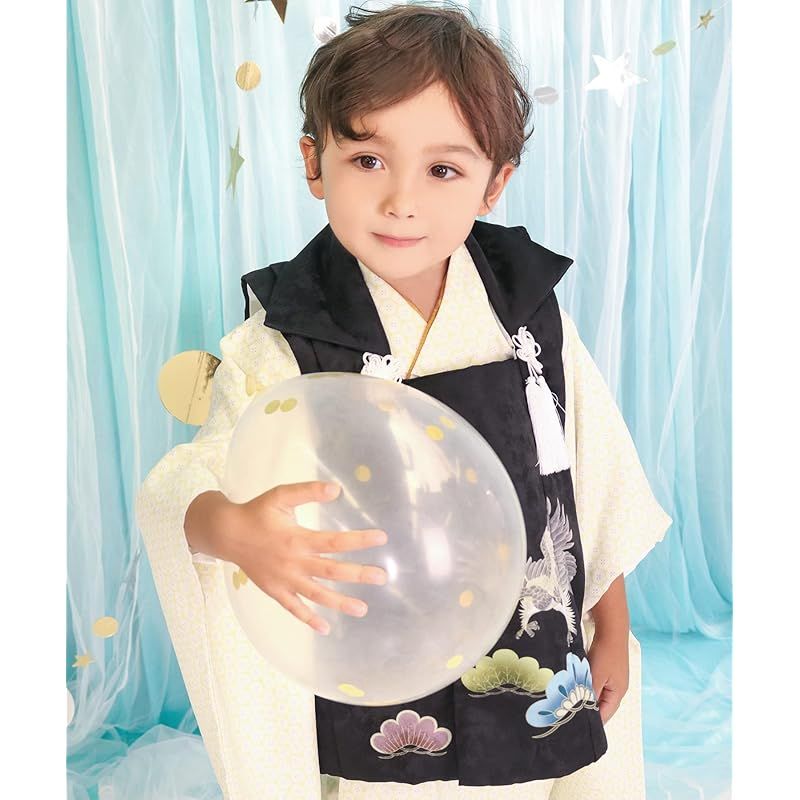 3歳　七五三　お正月　被布付き　着物　男の子　キョウエツ KYOETSU] [キョウエツ] 七五三 3歳 着物 男の子 被布 フルセット