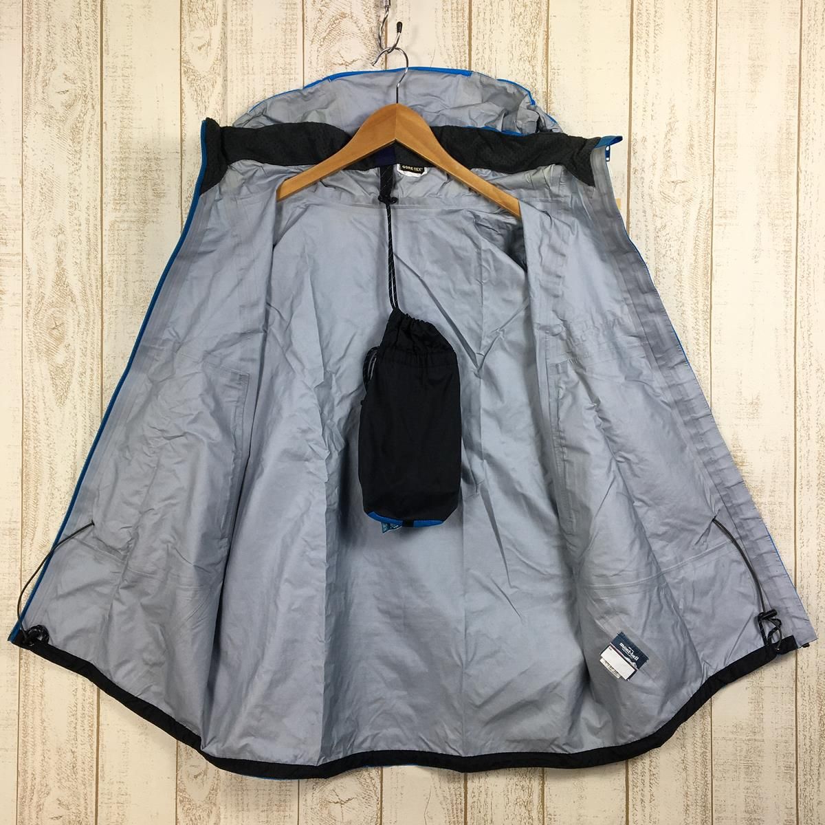 mont bell - モンベル ストームクルーザー セットアップ L ブルー ゴアテックス 収納袋付き ストームクルーザー ジャケット Men's｜モンベル