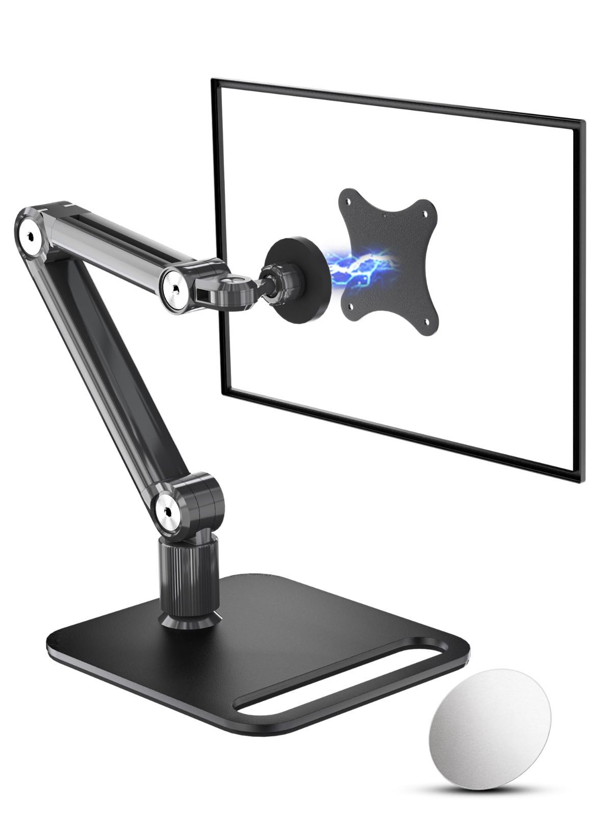 【在庫処分】Feising Stand Monitor Portable FS07C 置き台 360度回転 マグネットスタンド 75 VESA マグネット - VESAホルダー スタンド モバイルモニター