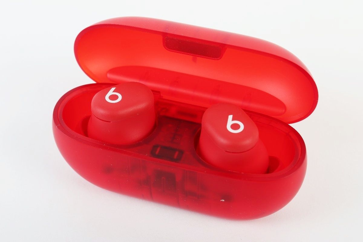 Beats Solo Buds トランスペアレントレッド MUW03PA/A ワイヤレス