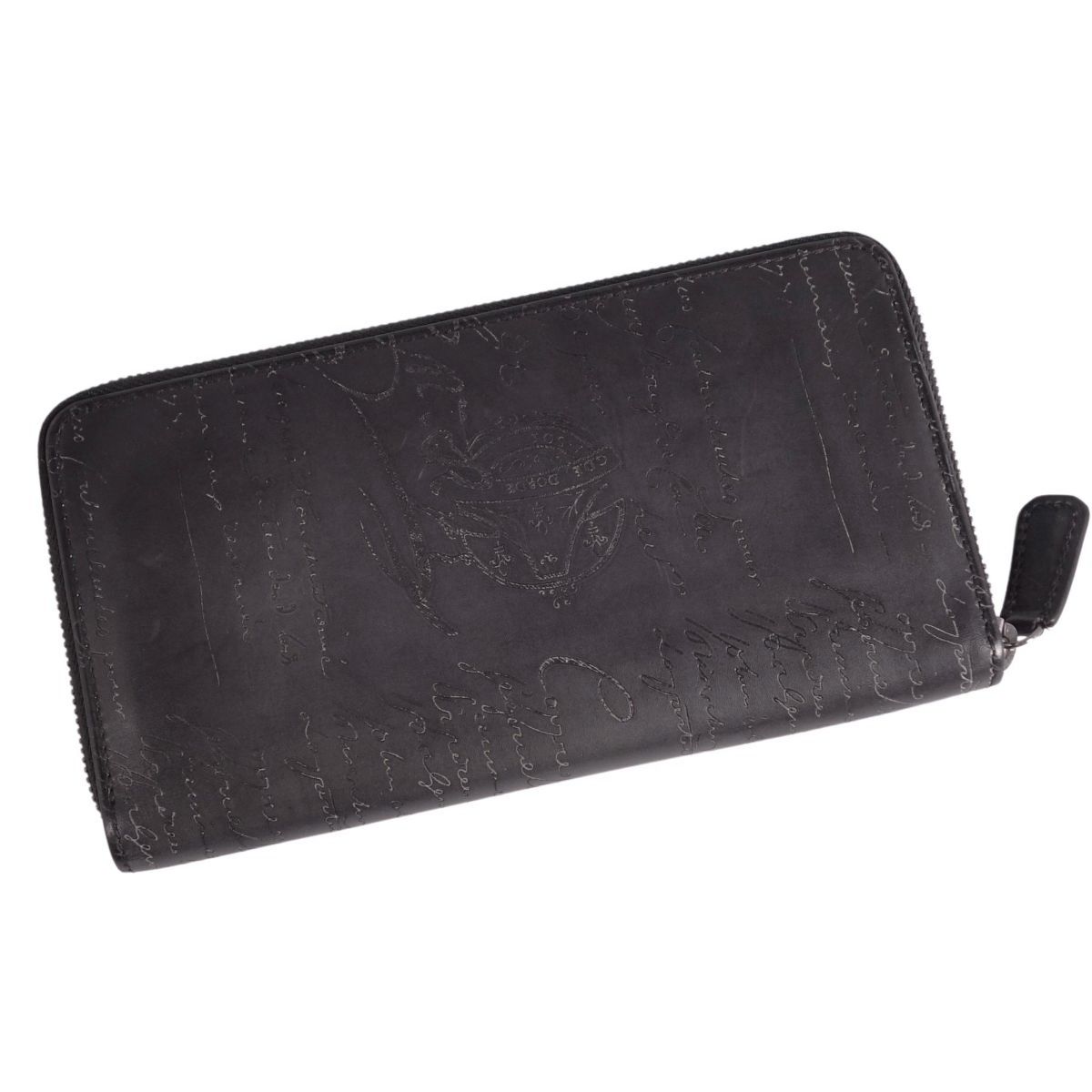 美品 ベルルッティ Berluti 財布 ロングウォレット カリグラフィ