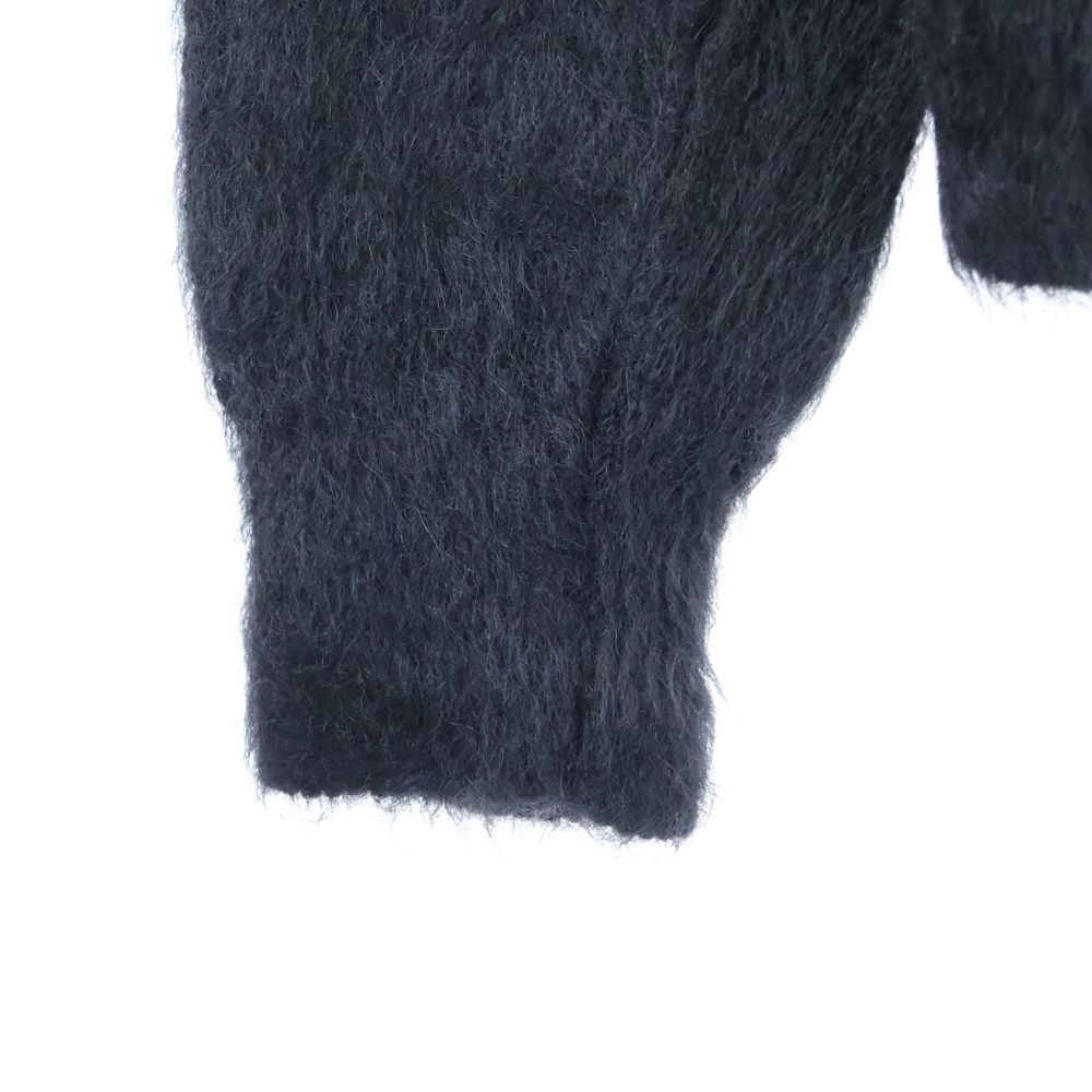 DIOR ディオール 21AW ×Peter Doig Cardigan ピーター ドイグ バックロゴ刺繍 モヘヤ ナイロン ウール ニット カーディガン ブラック 143M233AT295 KARIMZIABAT_FR