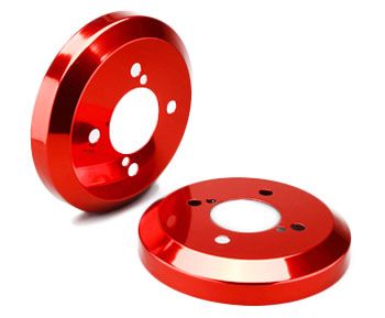 マーズ/mars アルミニウム ブレーキ ドラムカバー リア ダイハツ キャスト LA250S レッド DCD-008