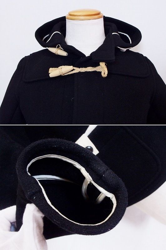 blurhmsブラームス　ダッフルコート(ショート丈) blurhms ROOTSTOCK ダッフル ネイビー サイズ3 blurhms ROOTSTOCK