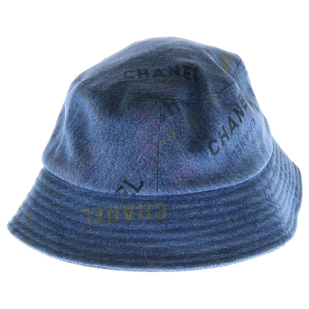 CHANEL デニム ロゴ バケットハット サイズ S♪ 中古・古着通販CHANEL