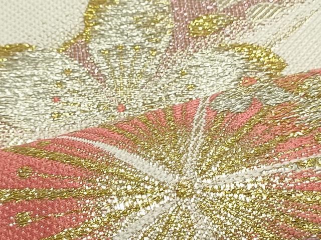 201y2★袋帯 流水 桜 藤 柳 六通★美品 201y2☆袋帯 流水 桜 藤 柳 六通☆美品 着物・浴衣