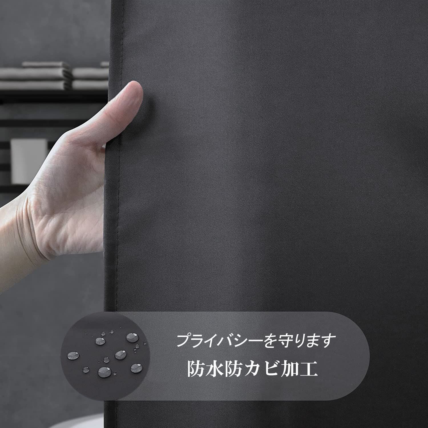 リング付き ダークグレー