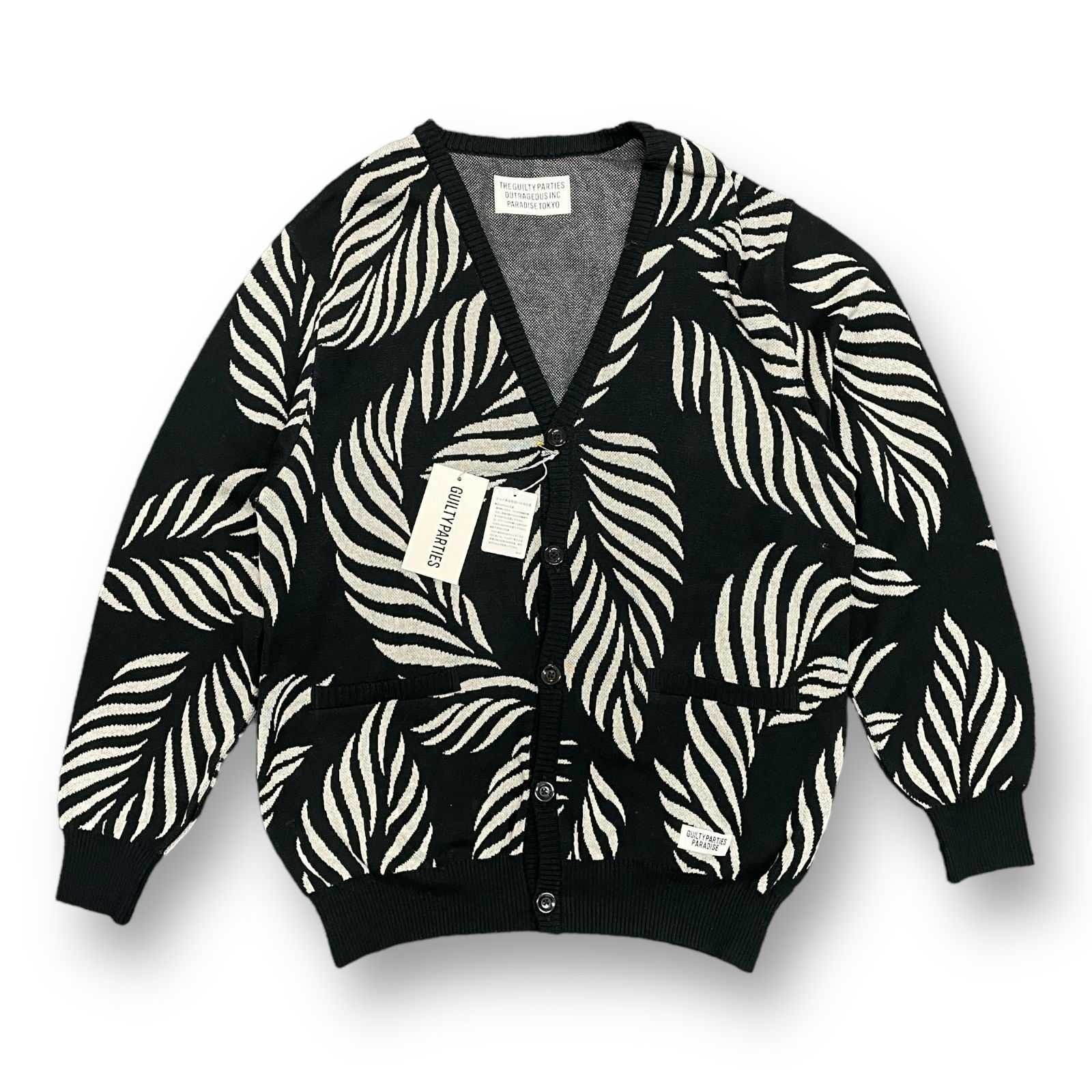 定価49500円 新品 WACKOMARIA 23SS JACQUARD CARDIGAN ジャガード 