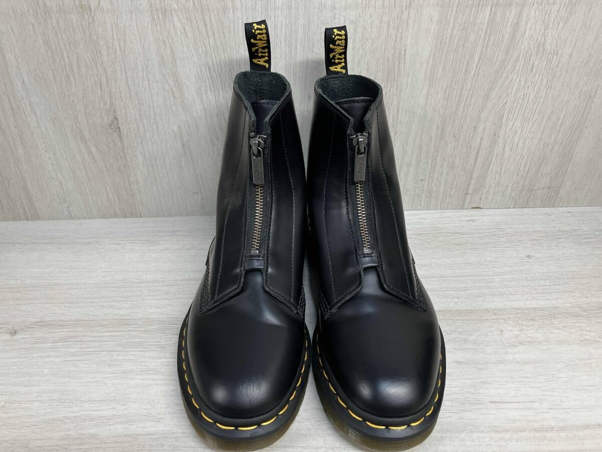 Dr.Martens CABBOTT AW 006 ドクターマーチン キャボット フロント ジップ ブーツ 革靴 ブラック レザー メンズ レディース UK 5 24 cm