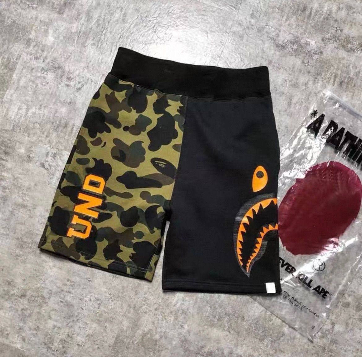 M〜3XL】 A BATHING APE BAPE エイプ ベイプ ABC CAMO SHARK