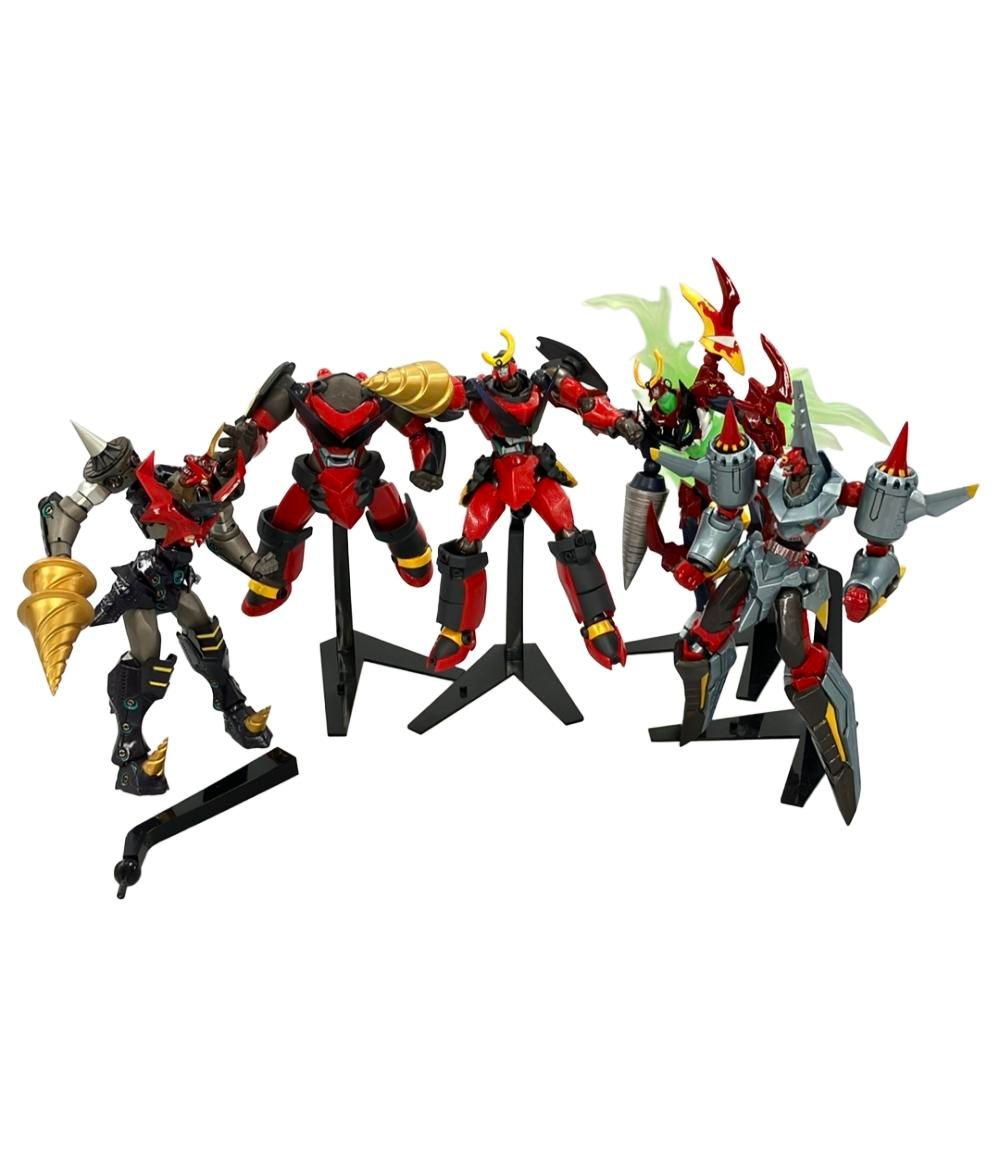 リボルテックヤマグチ フィギュア まとめ売り5点セット 天元突破グレンラガン グレン＆ラガン グレンラガン その他 海洋堂 リボルテックヤマグチ フィギュア まとめ売り5点セット 天元突破