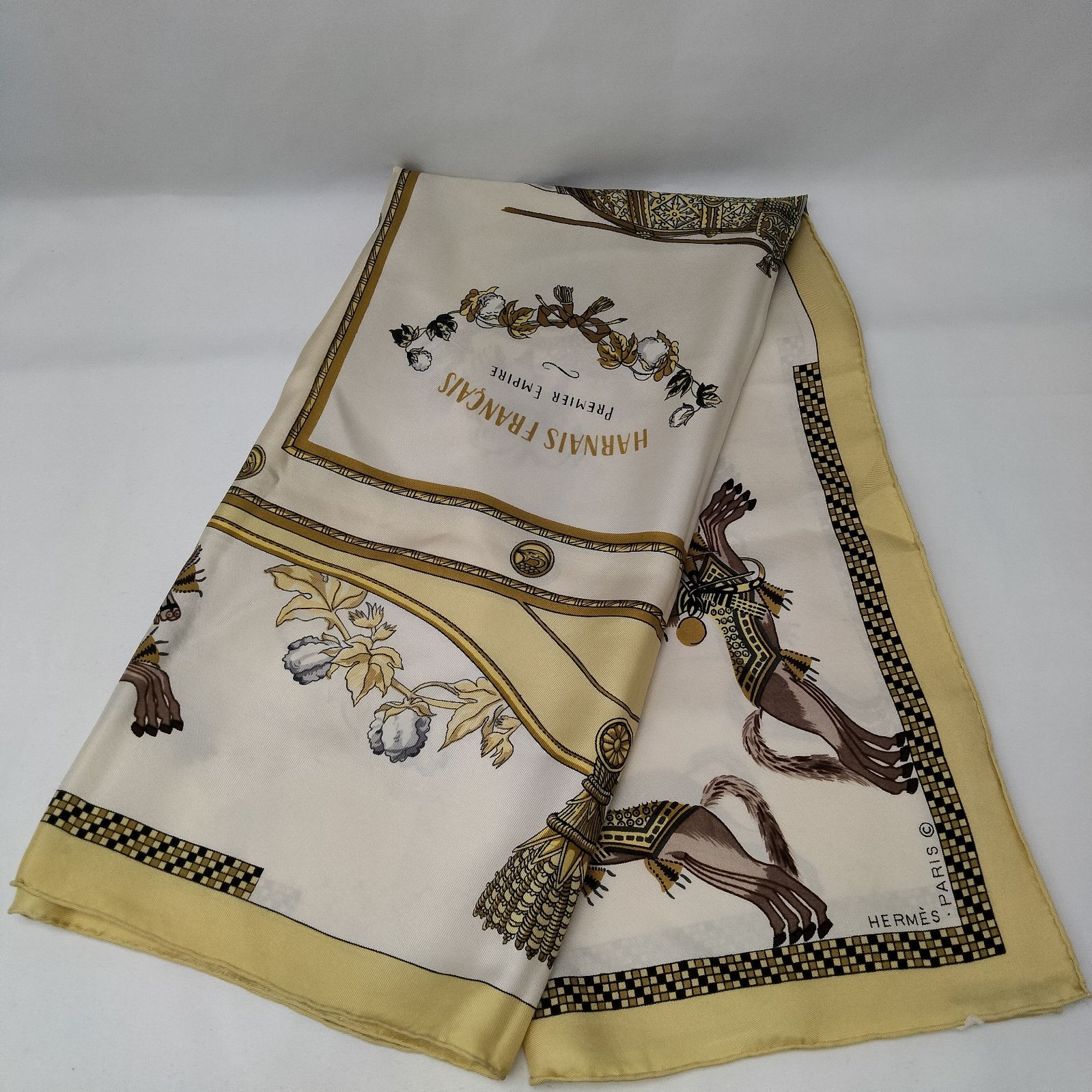 HERMÈS カレ90 Premier Empire 新品 ✨️HERMES✨️エルメスカレ90 Harnais Francais PREMIER EMPIRE