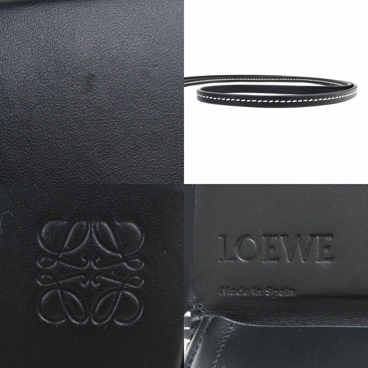 ロエベ LOEWE コインケース アナグラム ヒールポーチミニ - 【中古