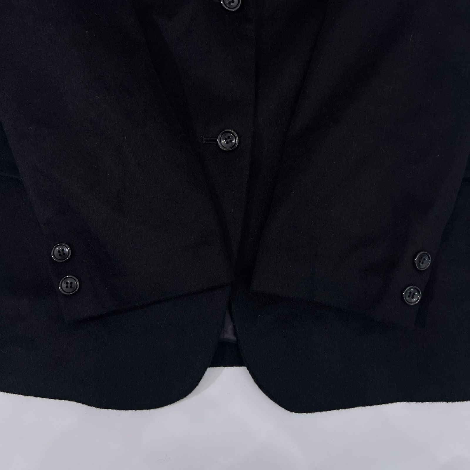 RIGEL CASHMERE カシミヤ100% 2B テーラードジャケット 3L/ブラック 