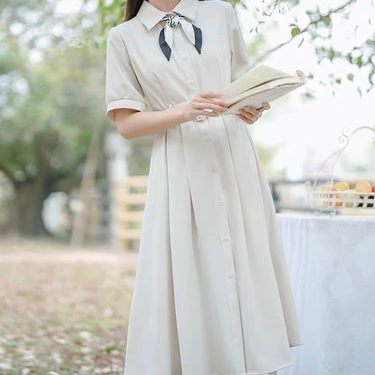 ワンピース レトロ 3色 S-L レトロ 韓国 カジュアル 7841 ワンピース レトロ 3色 S-L レトロ 韓国 カジュアル 7841
