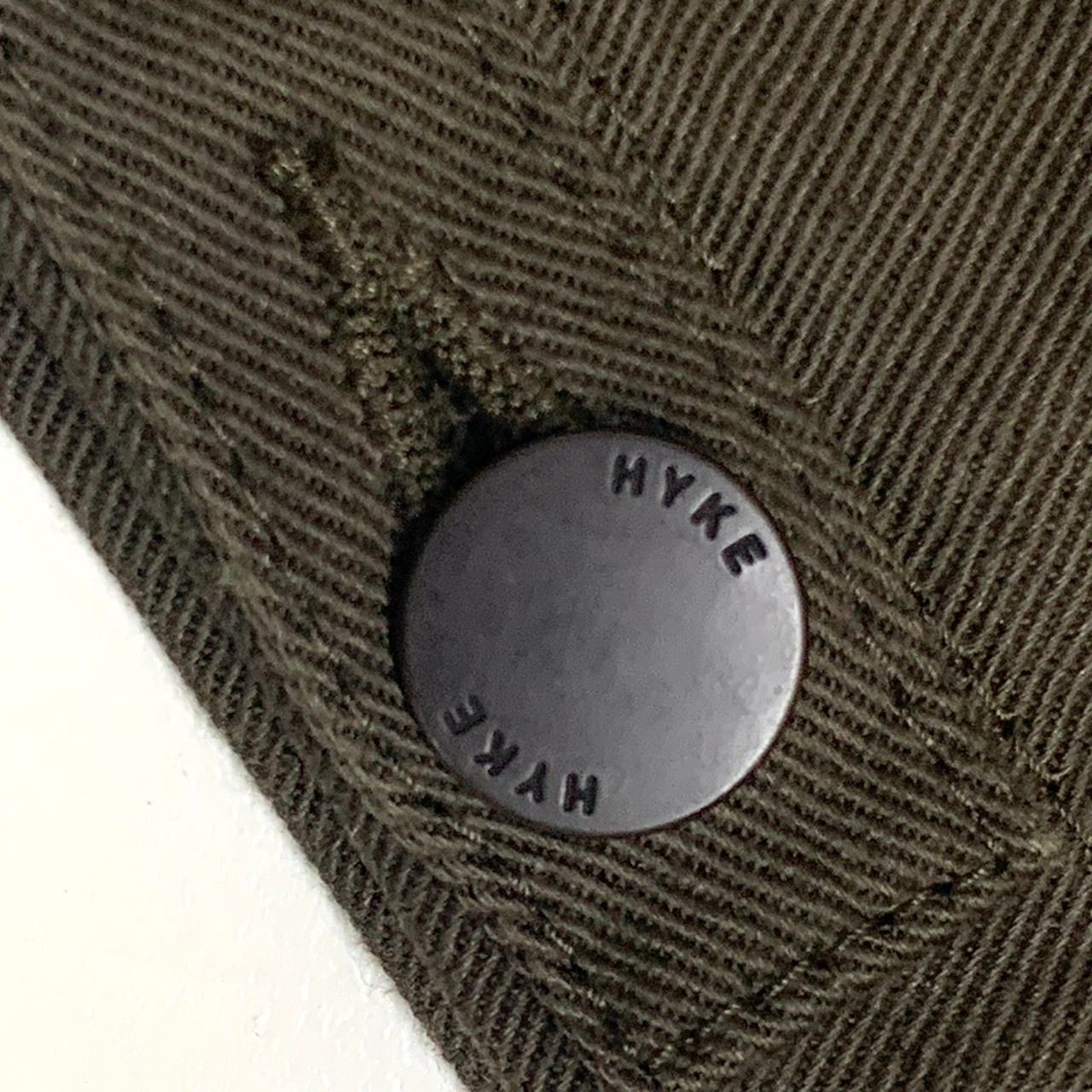 HYKE】ハイク/コットンデッキパーカーコート/1サイズ/オリーブ系