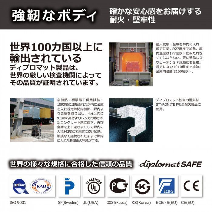 耐火デザイン金庫