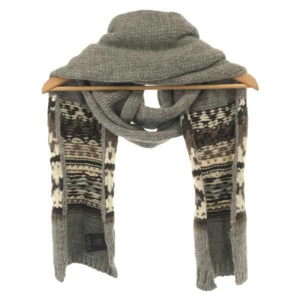 Saint Laurent AW13 ウール　ロングストール　マフラー Saint Laurent AW13 ウール ロングストール マフラー - メルカリ