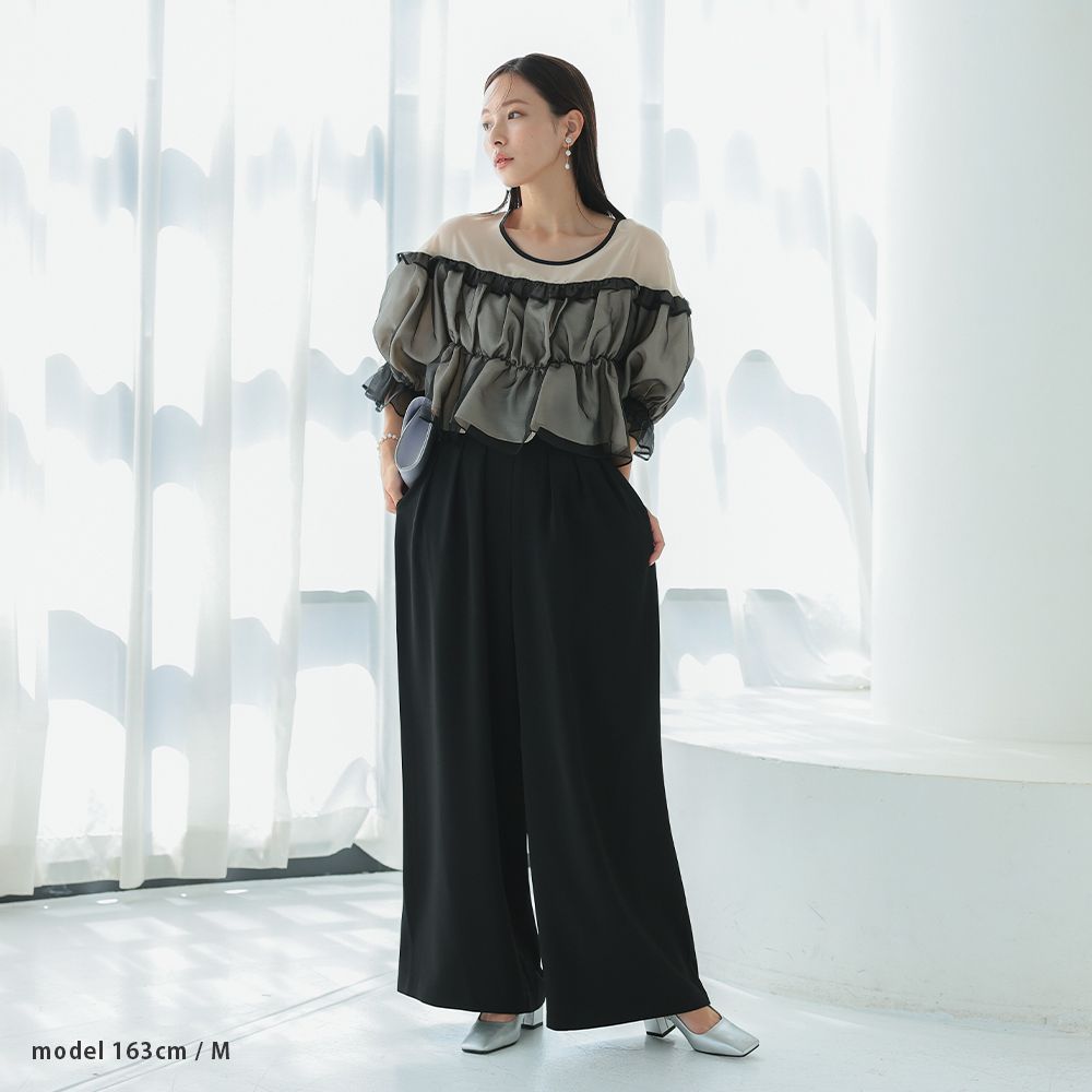 ドレス 結婚式 オケージョンドレス パンツドレス セットアップ