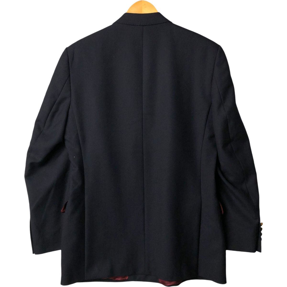 古着 Magee ダブルブレスト ピークドラペル 紺ブレザー テーラードジャケット メンズL相当|eaa584403