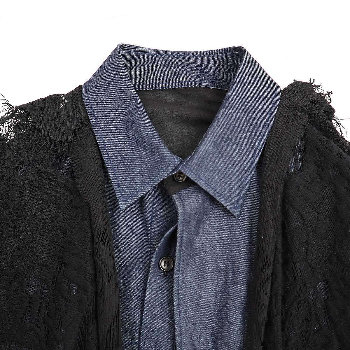 Yohji Yamamoto FEMME ヨウジヤマモト ファム 22AW デニムレース