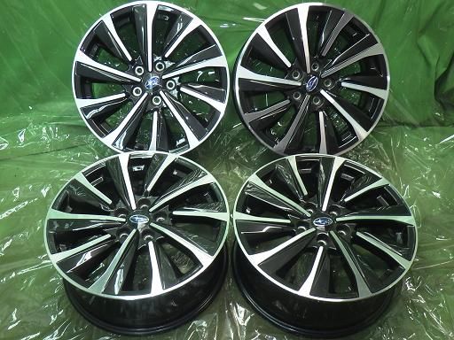 【中古】レヴォーグ 純正 18インチ アルミホイール 4本