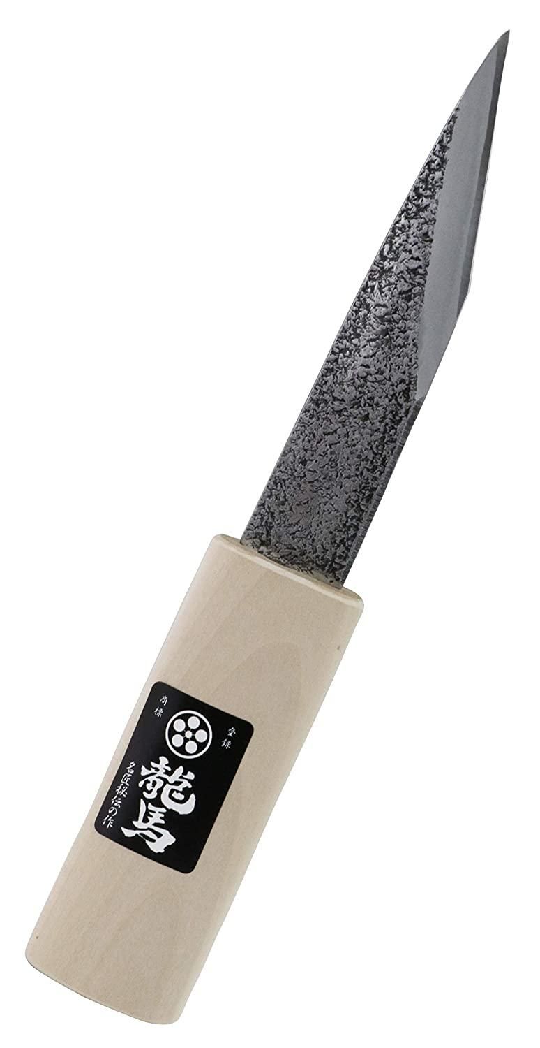 【新品・2営業日で発送】藤原産業 梅鉢龍馬 横手小刀 サック付き 120mm