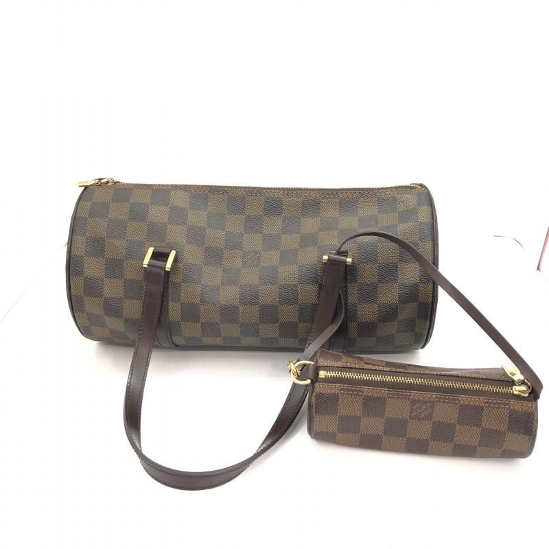 中古】LOUIS VUITTON ルイヴィトン ダミエ パピヨン30(ポーチ